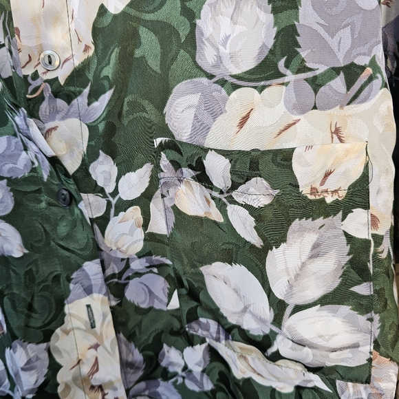 Vintage Alia Floral Green Size M - Picture 3 of 4